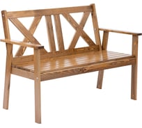 Скамья двухместная "Фотон" КОПЕНГАГЕН ТРЕНД цвет орех 4627074043236