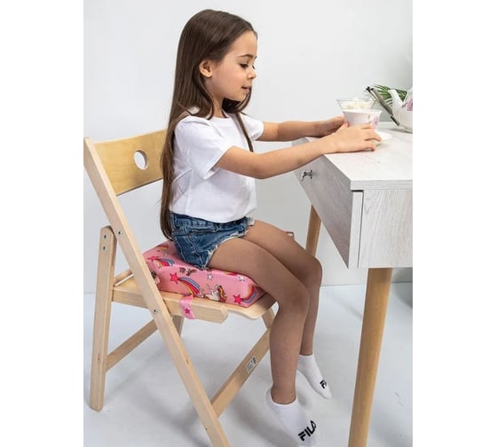 Детское сиденье-бустер на стул Belberg Kids BK-01 розовая