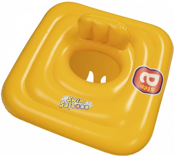Плотик для плавания c сиденьем и спинкой Bestway Swim Safe, ступень A, 69х69 см 32050 BW 006142 1