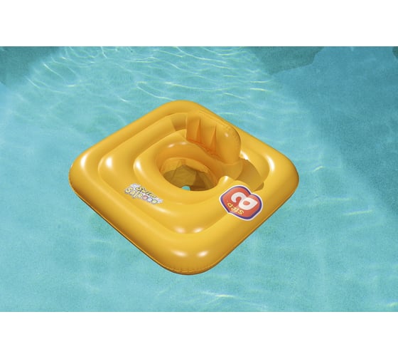 Плотик для плавания c сиденьем и спинкой Bestway Swim Safe, ступень A, 69х69 см 32050 BW 006142