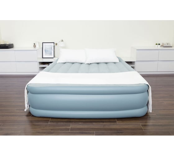 Надувная кровать со встроенный электронасосом Bestway Sleep Control, Tritech Airbed 203х152х46 см, 67708 BW