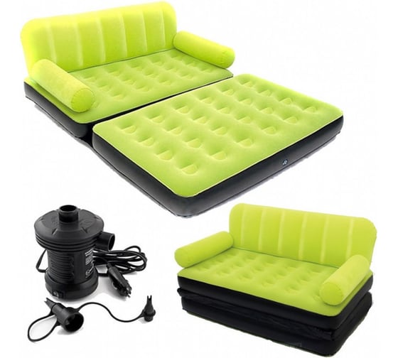 Надувной диван-трансформер Bestway 188x152x64см, 7кг, электронасос 220В 67356 BW