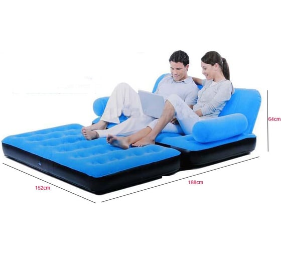Надувной диван-трансформер Bestway 188x152x64см, 7кг, электронасос 220В 67356 BW