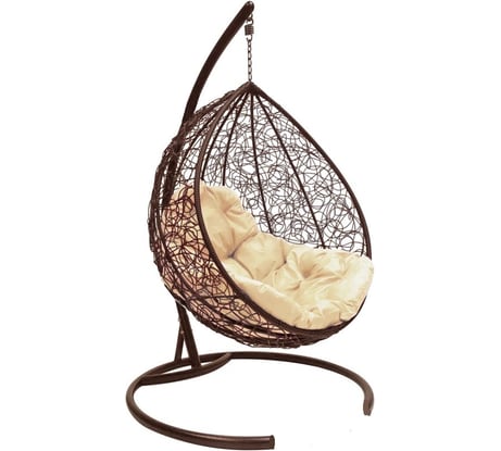Подвесное кресло в виде капли BiGarden TROPICA BROWN