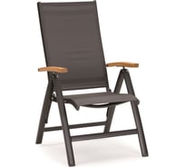 Кресло складное КАВАЛЕЗ алюминий, текстилен антрацит, подлокотники бук ООО "Фотон" Konway E.47761250