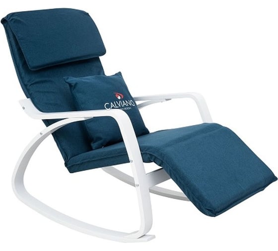 Кресло-качалка Calviano Comfort 1 синее 4816087401052