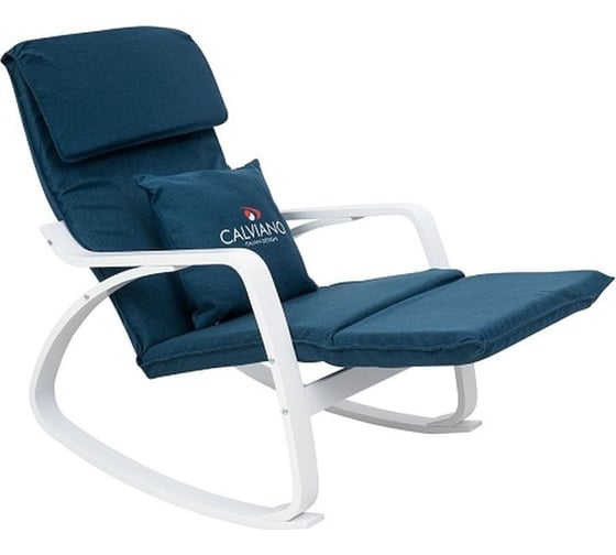 Кресло-качалка Calviano Comfort 1 синее 4816087401052