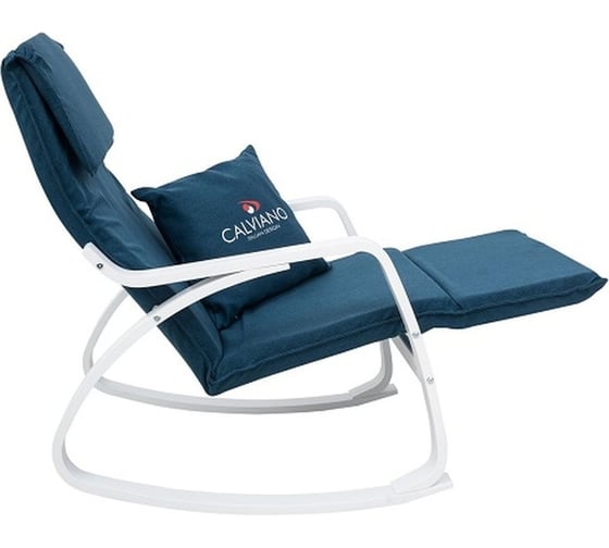 Кресло-качалка Calviano Comfort 1 синее 4816087401052