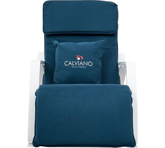 Кресло-качалка Calviano Comfort 1 синее 4816087401052