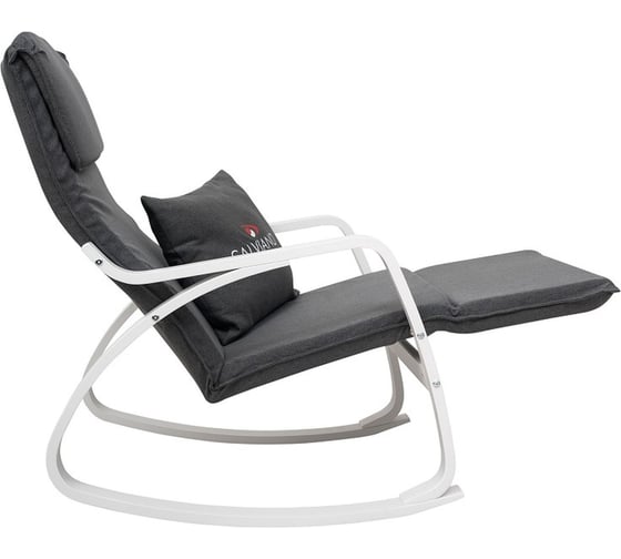 Кресло-качалка Calviano Comfort 1 серое 4816087401045
