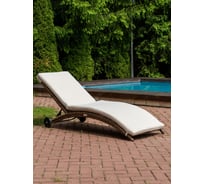 Шезлонг ROYAL FAMILY AGATA коричневый, с матрасом 888-26-61-21