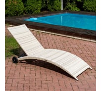 Шезлонг ROYAL FAMILY AGATA бежевый, без матраса 888-21