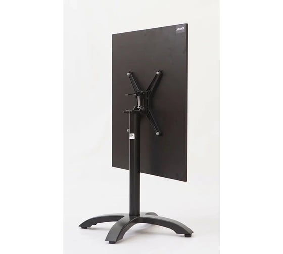Стол Konway Solid Top Easy 80x80, dark moon/black KN-3058/KN-Solid.8080.919