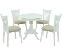 Обеденная группа AURORA Фабрицио белая, Атина 101896