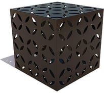 Куб 7 скамеек «Идиллия», RAL 9005, 07604/КУБ_ИДИЛЛИЯ/9005