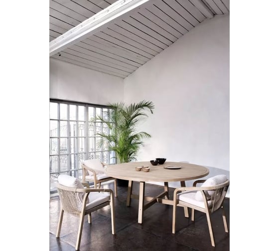Обеденный стол JOYGARDEN RIMINI круглый 180 см 31417