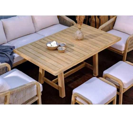 Обеденный стол из акации JOYGARDEN RIMINI 150 см 31419