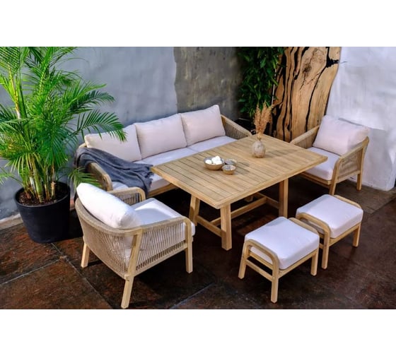 Обеденный стол из акации JOYGARDEN RIMINI 150 см 31419