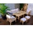 Обеденный стол из акации JOYGARDEN RIMINI 150 см 31419 3