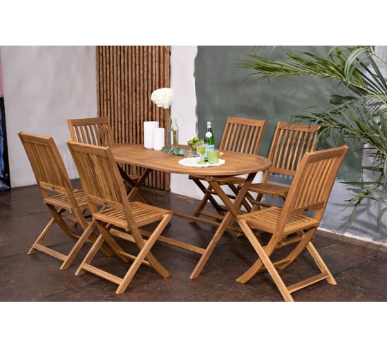 Стол из акации JOYGARDEN OXFORD 150 см складной 31903
