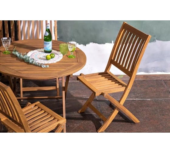 Стол из акации JOYGARDEN OXFORD 90 см складной 31902