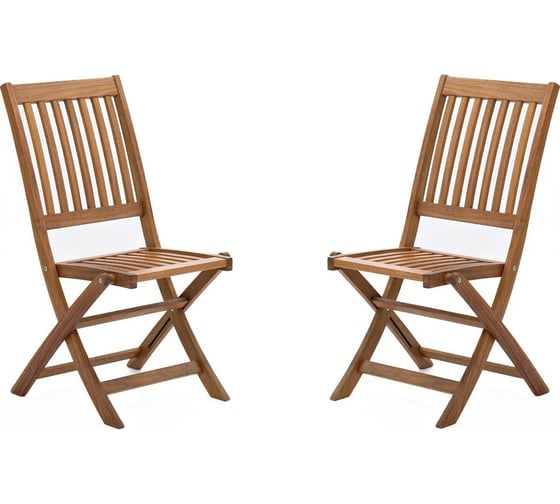 Стул из акации JOYGARDEN OXFORD складной, комплект 2 шт 31901/31901