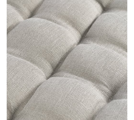 Подушка на стул Tkano Essential из стираного льна, серого цвета, 40x40x4 см TK22-CP0002