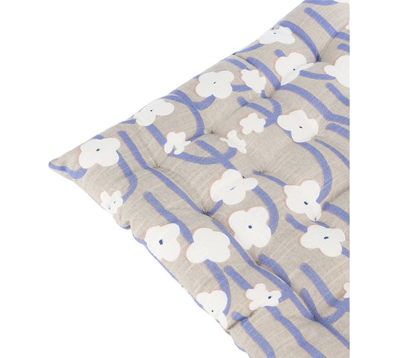 Подушка на стул Tkano Scandinavian touch из хлопка, с принтом Полярный цветок, 40x40 см TK22-CP0019