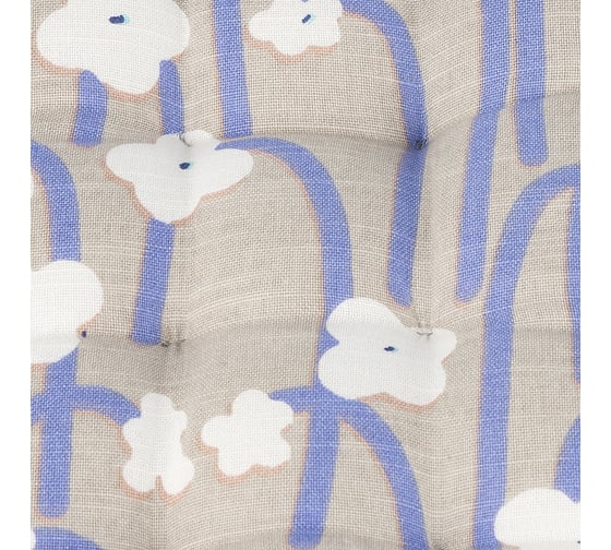 Подушка на стул Tkano Scandinavian touch из хлопка, с принтом Полярный цветок, 40x40 см TK22-CP0019