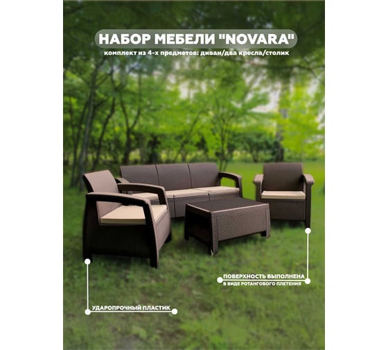 Набор мебели HENIVER NOVARA SPG-N010