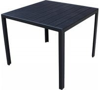 Стол квадратный Garden story арт. 90x90 см 1 уп.(каркас черный, столешница поливуд) GS022