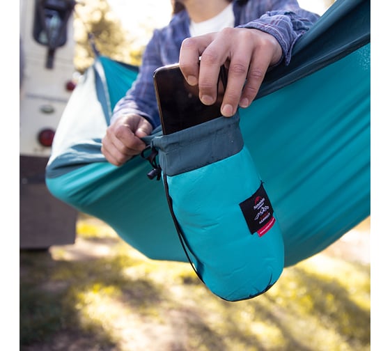 Гамак 1-местный Naturehike Ultralight NH21DC011 340T, синий, 6927595713624