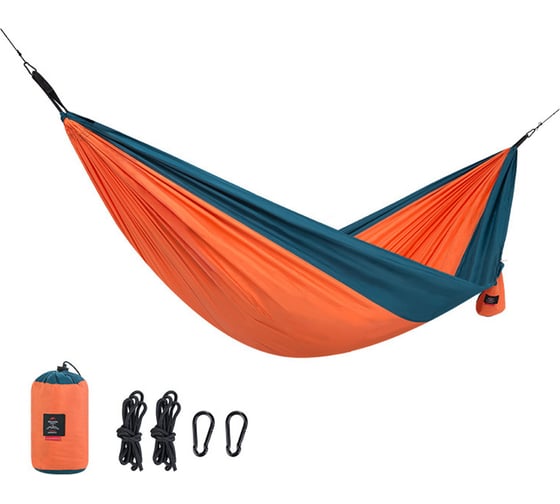 Гамак 2-местный Naturehike Ultralight NH21DC011 340T, оранжевый, 6927595713587