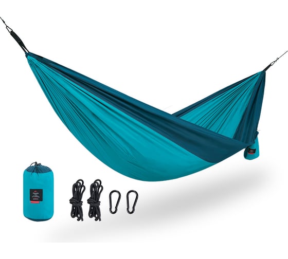 Гамак 2-местный Naturehike Ultralight NH21DC011 340T, синий, 6927595713594