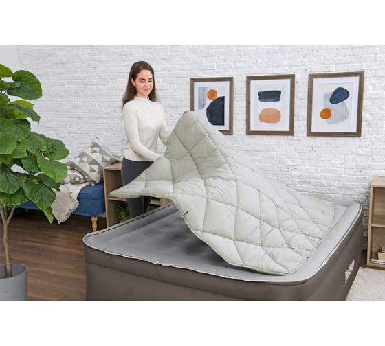 Надувная кровать Fortech 152x203x51см , встр.насос 220В, до 350кг BestWay 69145 BW