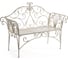 Скамья Tetchair Secret de Maison BEAUJOLAIS (mod. PL08-8574) металл, 136x46x96см, белый антик (antique white) 11880 1
