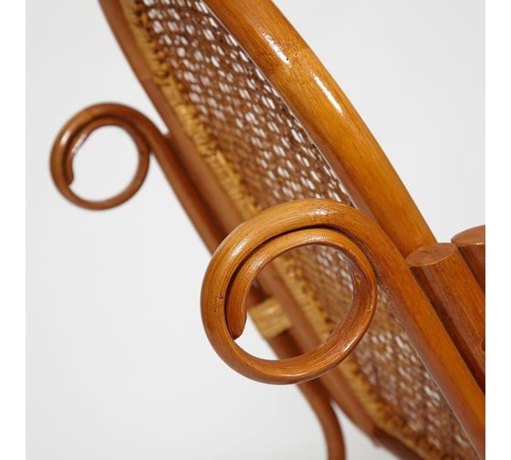 Кресло-качалка Tetchair MILANO (разборная) / без подушки / ротанг top quality, 58x136x103 см, Cognac (коньяк) 13273