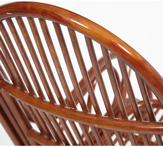 Кресло-качалка Tetchair VIENNA (разборная) / без подушки / ротанг top quality, 58x133x102 см, Pecan (орех) 13397