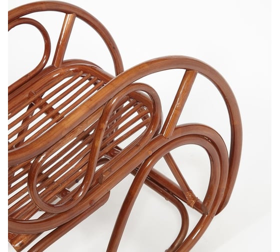 Кресло-качалка Tetchair VIENNA (разборная) / без подушки / ротанг top quality, 58x133x102 см, Pecan (орех) 13397