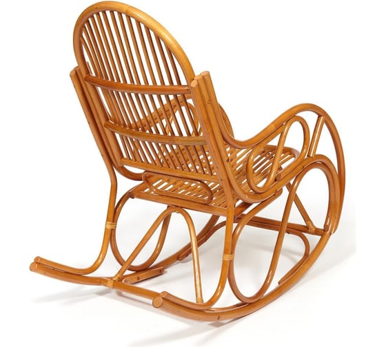 Кресло-качалка Tetchair VIENNA (разборная) / без подушки / ротанг top quality, 58x133x102 см, Cognac (коньяк) 12997