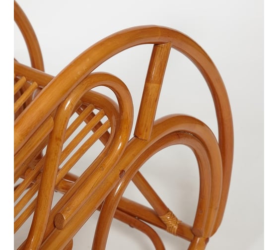 Кресло-качалка Tetchair VIENNA (разборная) / без подушки / ротанг top quality, 58x133x102 см, Cognac (коньяк) 12997
