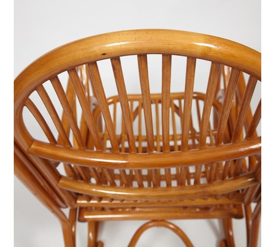 Кресло-качалка Tetchair VIENNA (разборная) / без подушки / ротанг top quality, 58x133x102 см, Cognac (коньяк) 12997