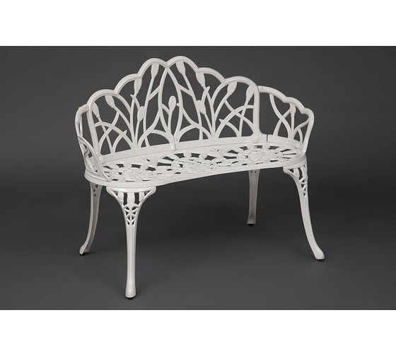 Скамья Tetchair Secret De Maison Strauss (Штраус) алюминиевый сплав, 99хх56x76см, butter white 11381
