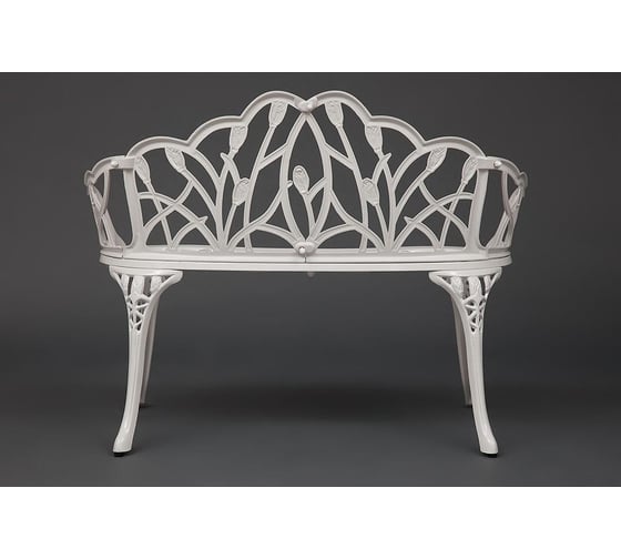 Скамья Tetchair Secret De Maison Strauss (Штраус) алюминиевый сплав, 99хх56x76см, butter white 11381