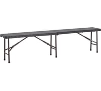 Скамейка складная Стул Груп 182х28х43 см, коричневая TZD183