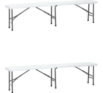Скамейка складная Стул Груп 182х28х43 см, комплект 2 скамейки ZD_183-3X BOX