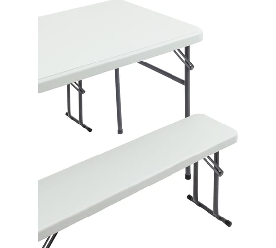 Комплект стола и двух скамеек Стул Груп Кейт, белый YX-B113 white