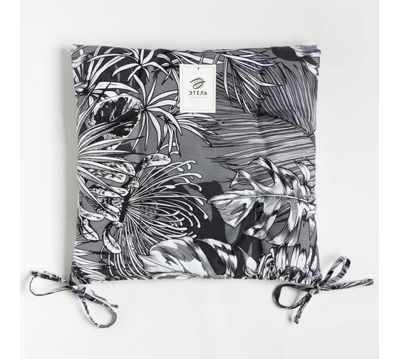 Сидушка на стул Этель Palm leaves 42x42 см, 100% хлопок, саржа 190 г/м2 9322476