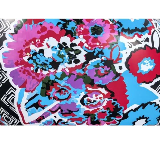 Надувное кресло Bestway 112x112x66см "Inflate-A-Chair Floral" 75111 BW