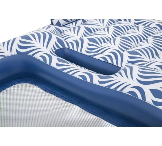 Надувной матрас-плот для плавания Bestway 204x188см "Comfort Plush Double" для двоих, до 180кг 43653 BW